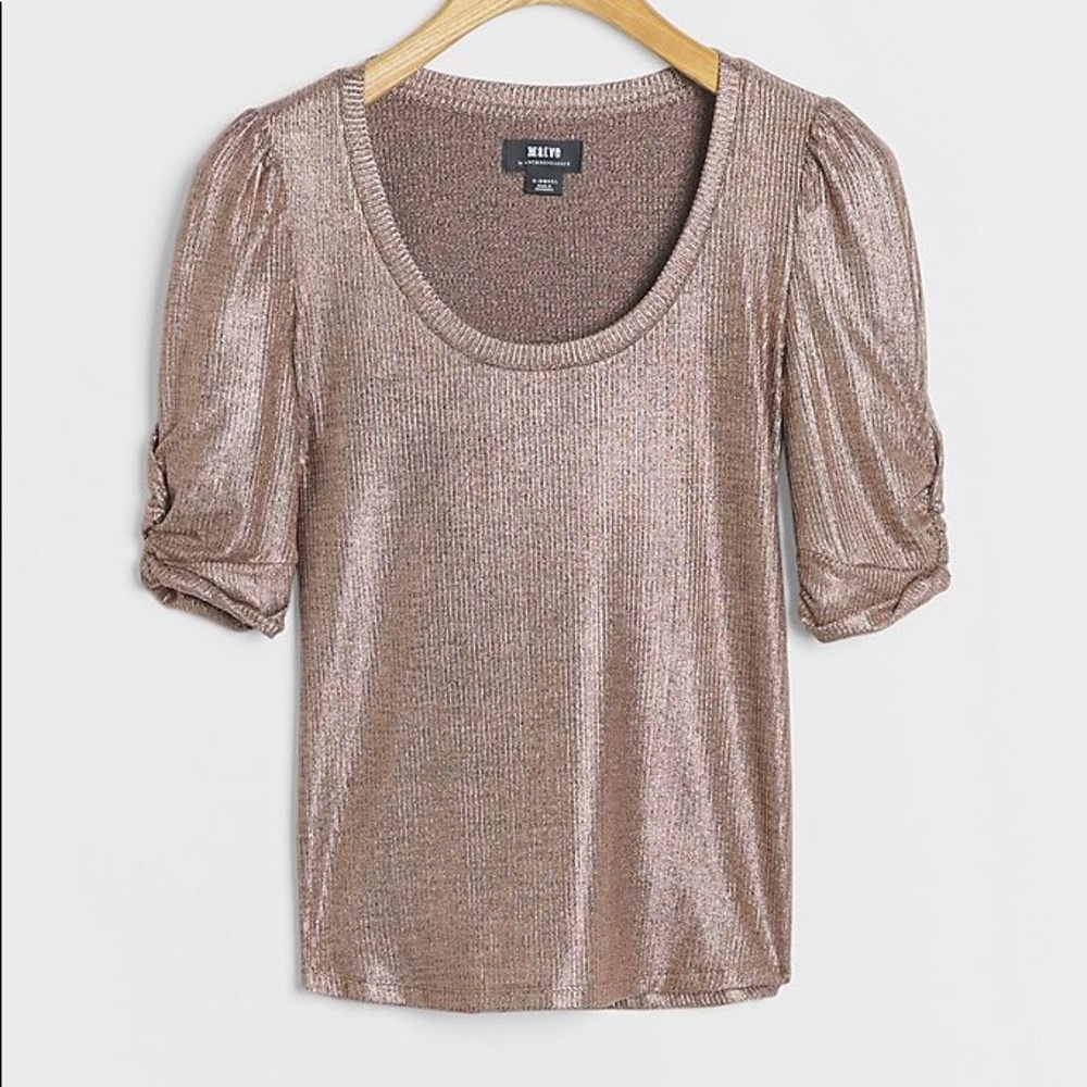 ✨ Anthropologie Maeve Lexi Pilcro Shimmer Shirt